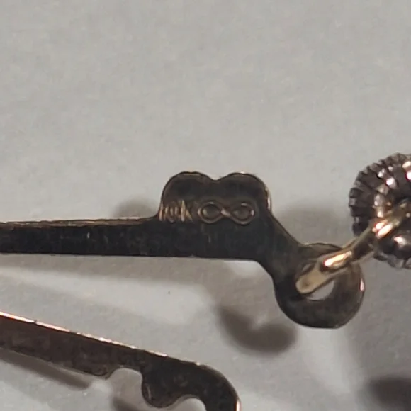 Vintage 10k Fish Hook Clasp 8mm Fresh Water Black Pearl Necklace 18" - Picture 9 of 12